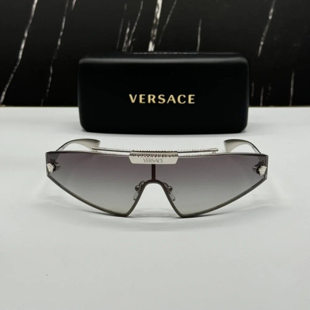 NEW VE2265 100011 VERSACE MOD 2265 1000/11 SILVER VE2265 1000/11 SUNGLASSES